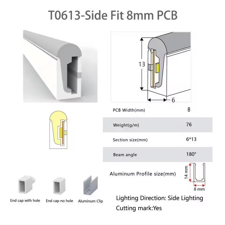 

Силиконовая трубка для светодиодной ленты Xnbada