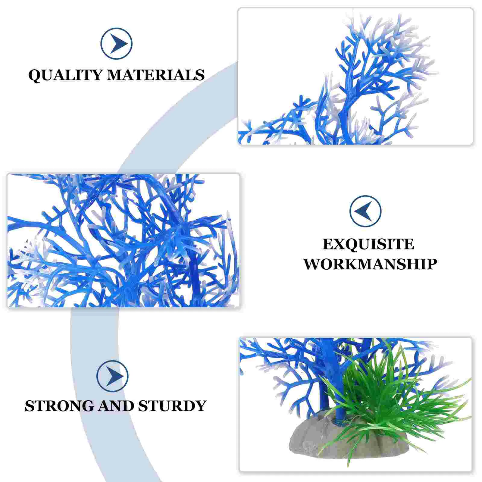 5 шт. искусственные водные растения украшение для аквариума украшения дома