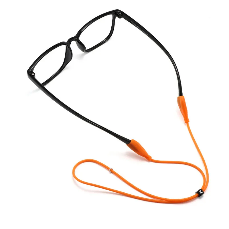 

Non-Slip Sunglasses Rope Unisex Outdoors Solid Sports Glasses Cord Women Men Eyeglasses Eyewear Cord Elastic Silicone Neck Strap
