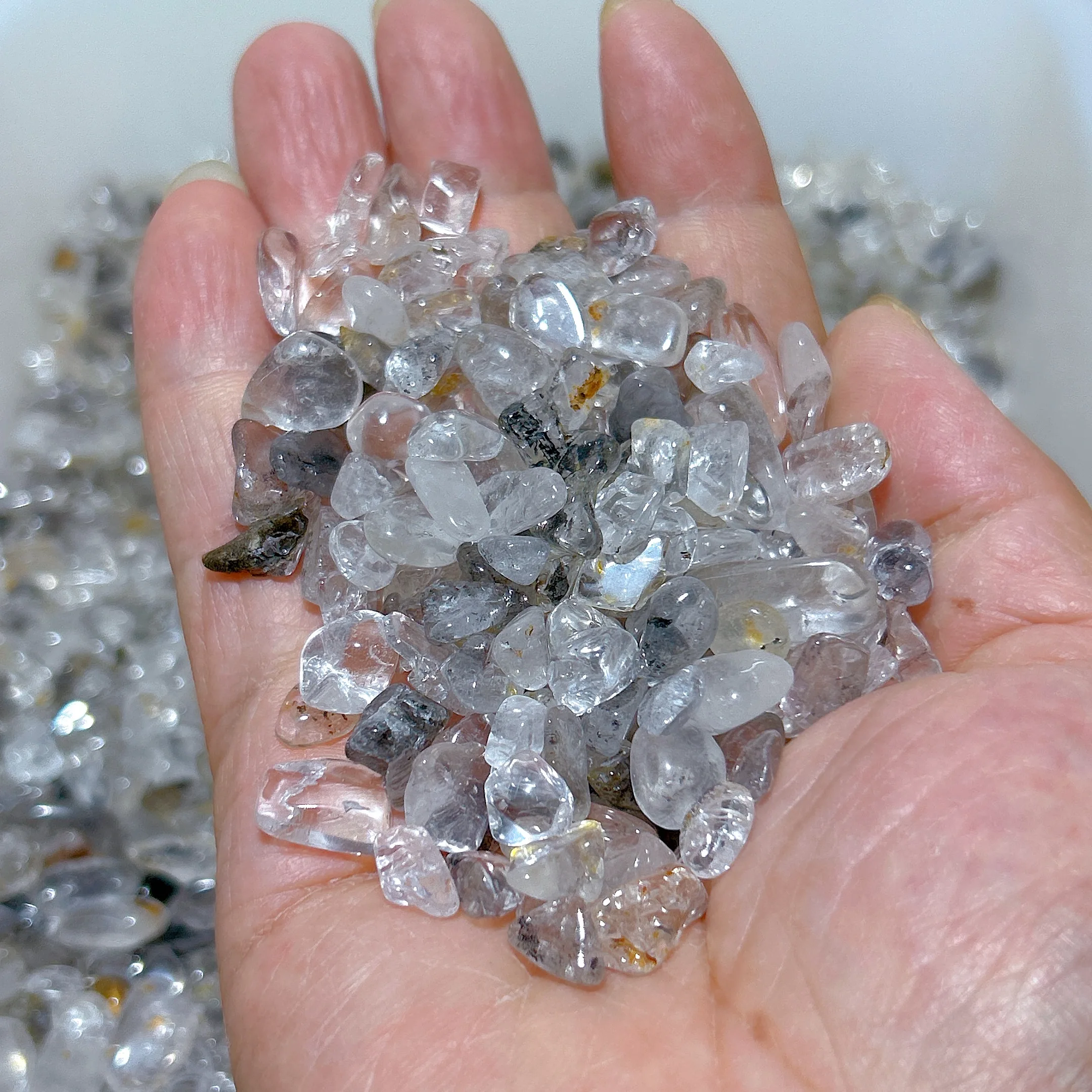 Фото Натуральные кристаллы Herkimer Diamond, необработанные, для исцеления, полированные, для энергетических практик Рейки, декор для дома, подарок №2