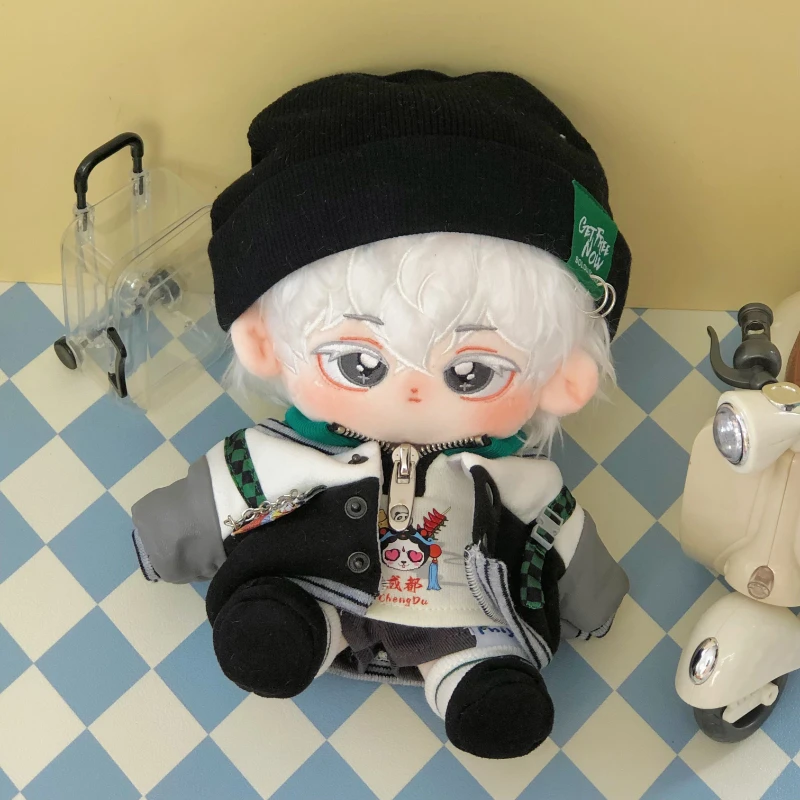 

Новая ограниченная партия 20 см без атрибутов Красивая Черная овечка кавайная хлопковая кукла со скелетом кукла подарок