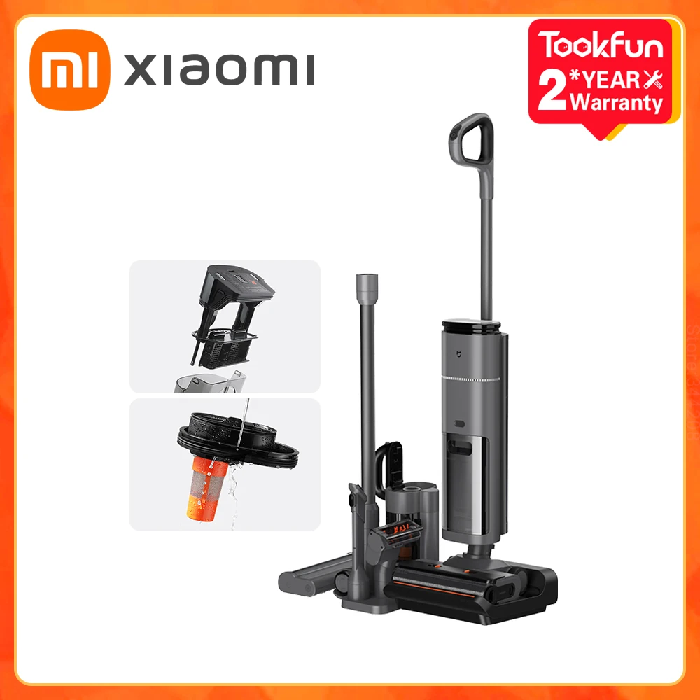 Новые беспроводные напольные Пылесосы XIAOMI MIJIA для влажной и сухой ...
