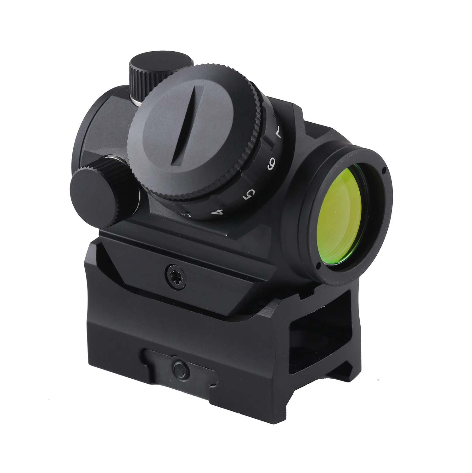 

RDS-22 1x22mm Red Dot Sight 2 MOA Compact Red Dot Scope with Mount Base Unlimited Eye Relief Tactical Hunting