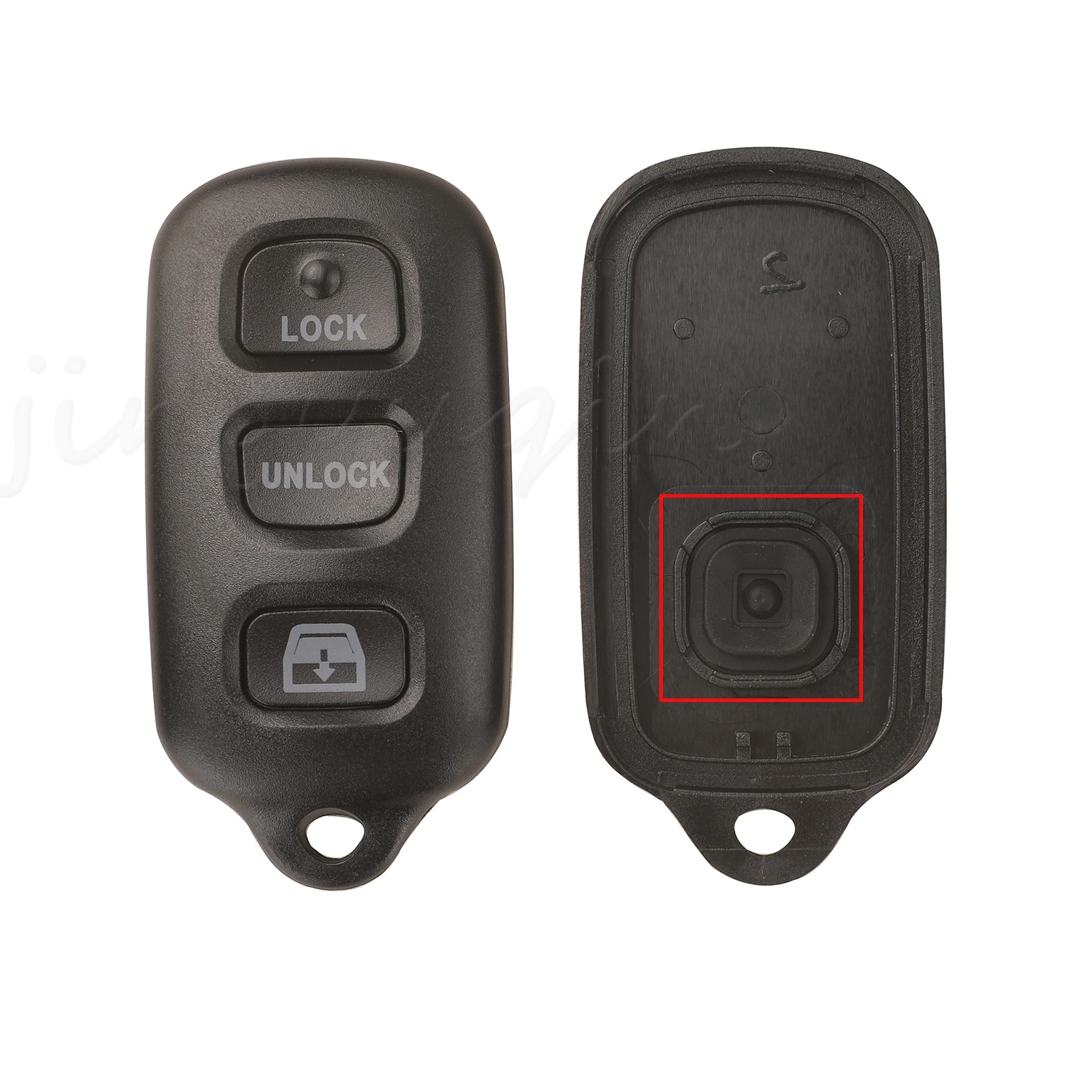 

Jingyuqin 3/4 кнопочный запасной пульт дистанционного управления автомобильный брелок для Toyota Sequoia 4runner 2003-2008 Matrix Keyless