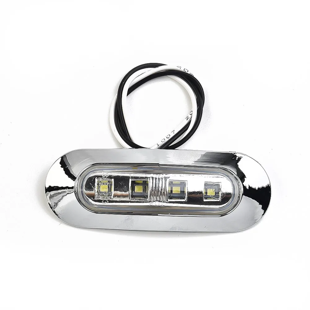 

5x Marine Boat LED Courtesy Lights Cabin Deck Walkway Stair Light White 12V -24V Car Accessories High Quality Side Marker Lights