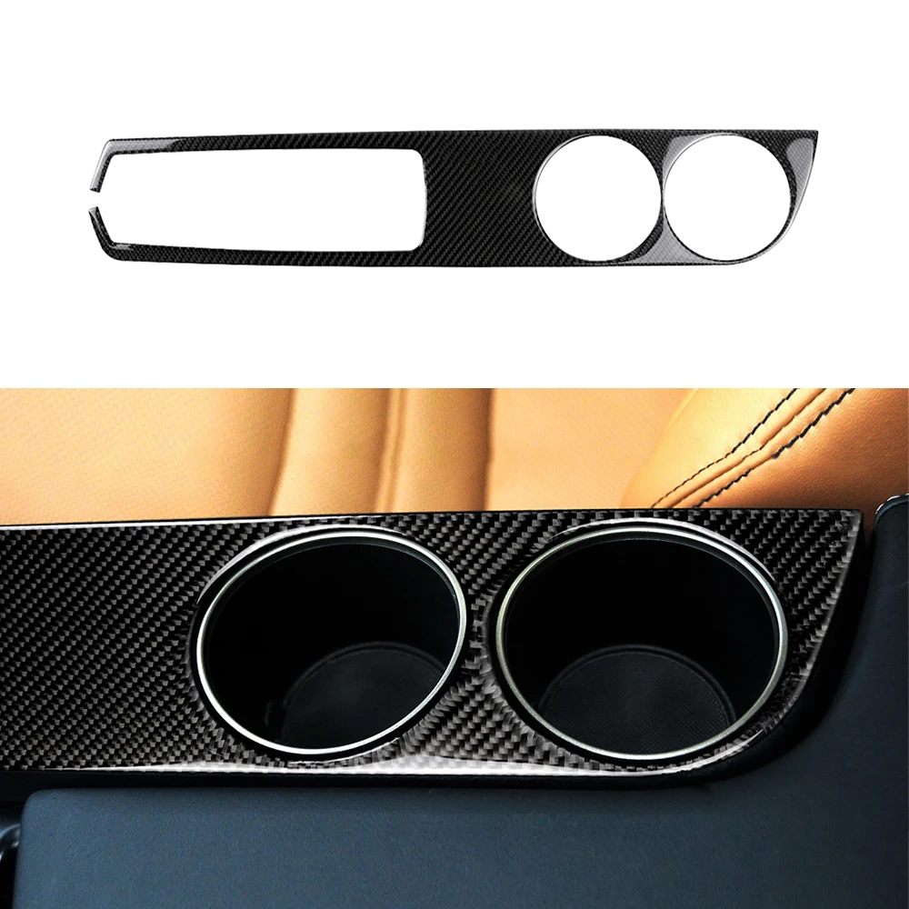 

Декоративная панель для чашки воды, декоративная наклейка для крышки салона автомобиля Lexus IS250 2013 2014 2015 2016, аксессуары из углеродного волокн...