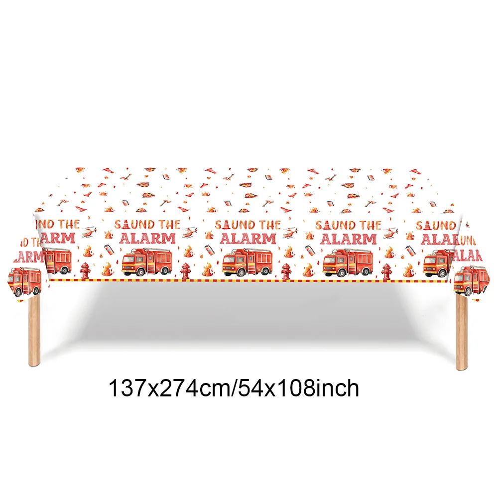 

Одноразовая посуда для вечеринки Firetruck