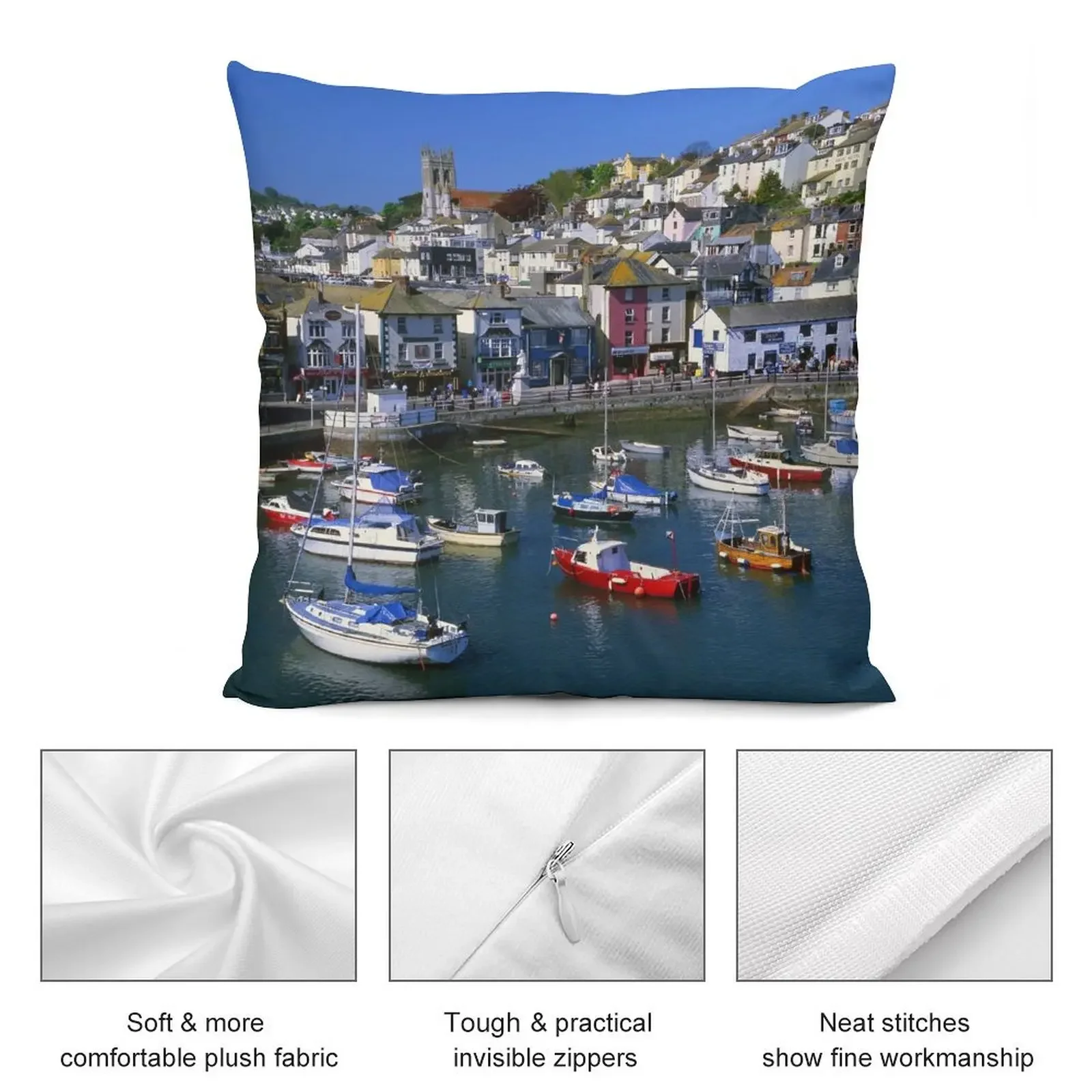 Декоративная подушка Brixham Harbour рождественская для дома рождественские украшения