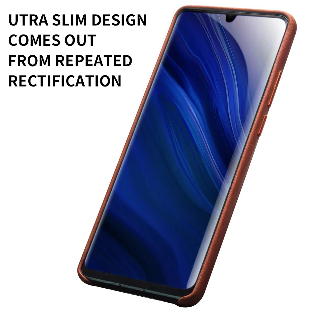 Модный Ультратонкий чехол QIALINO из натуральной кожи для телефона Huawei P30 Pro 6 47 дюйма
