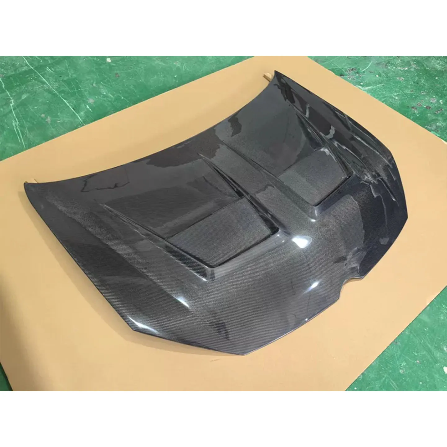 Фото Капот двигателя N-Style из настоящего карбона для Golf 6 MK6 GTI R R20 2009-2013, накладка на передний бампер, элементы кузова автомобиля №4
