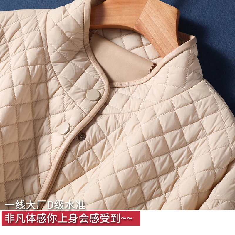 Luxury High Quality Slim Women Jackets Winter Coat Jacket Patchwork Sheepskin Thin Coats  Casacos Femininos Inverno 2022
