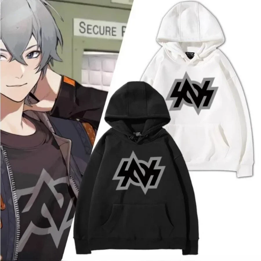 Толстовка с капюшоном ZZZ ZZZERO Zenless Zone Zero Bangboo Модный пуловер длинным рукавом для