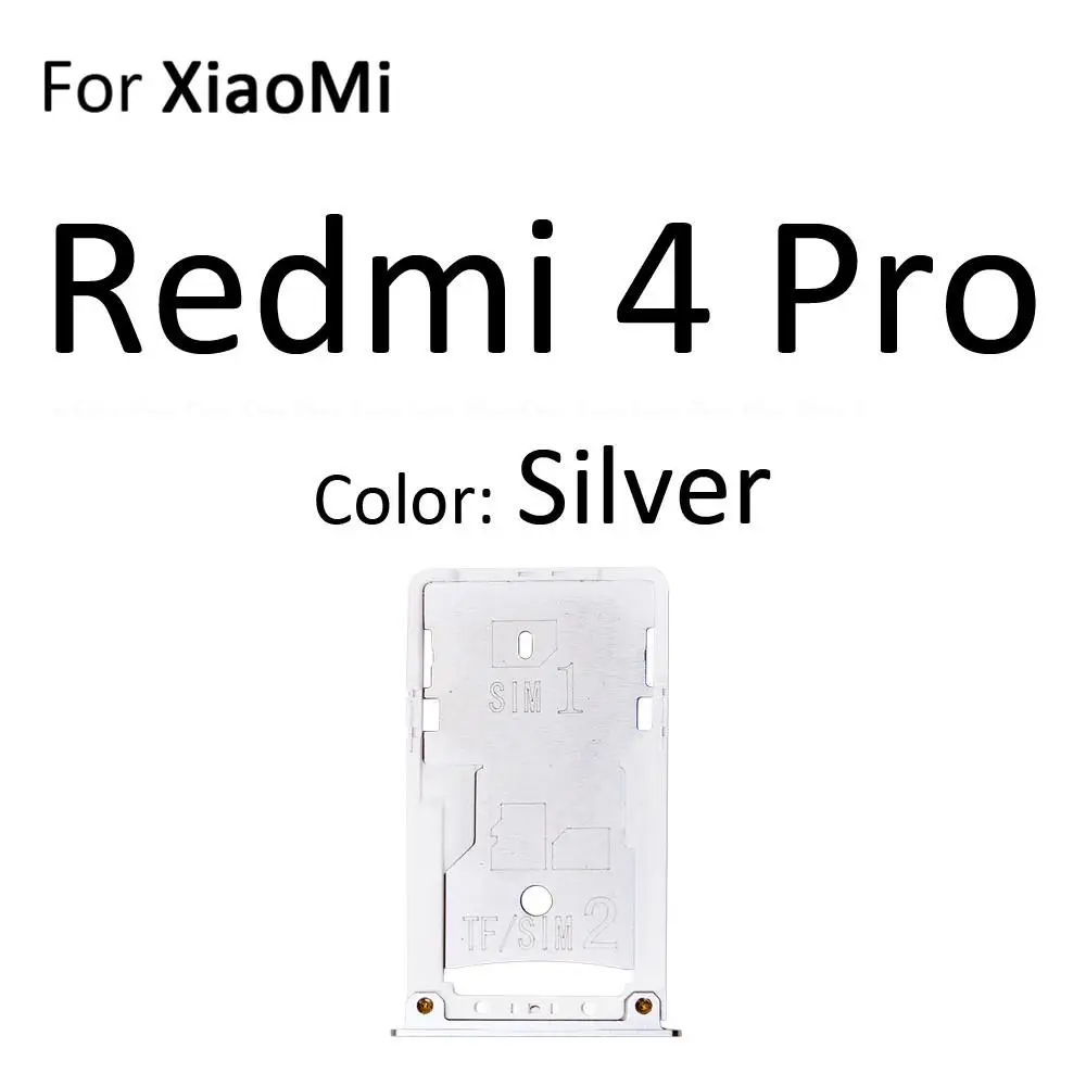 Фото Адаптер-ридер слота для SIM-карты и Micro SD для Xiaomi Redmi 4A, 4 Pro, Note 4, держатель карты, разъем, запчасти №5
