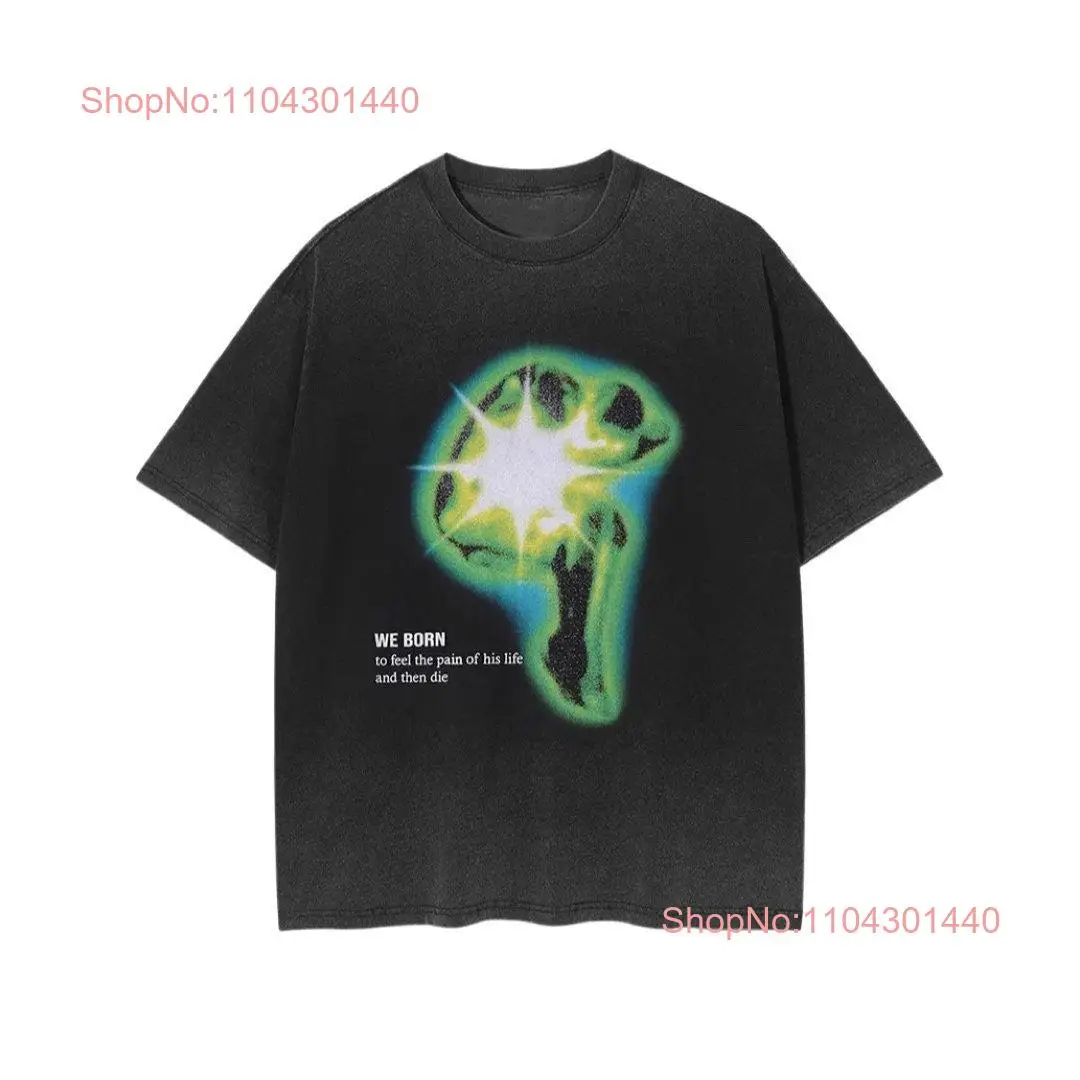 Футболка The Born с принтом модная поп-культура Y2K массивная ограниченная серия