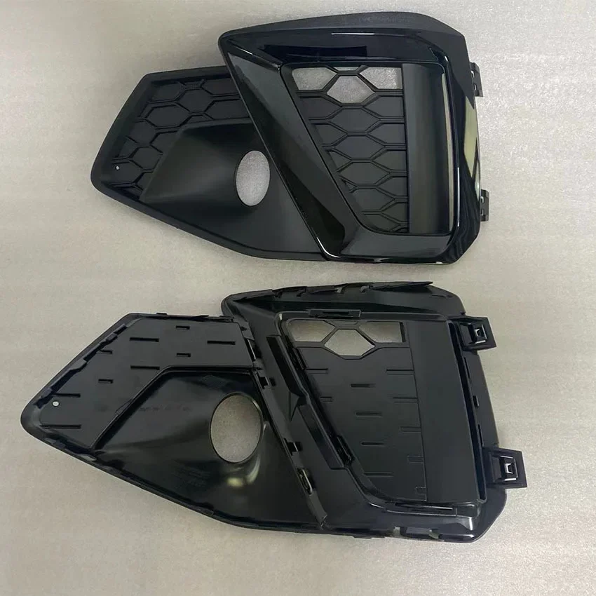 

Для Audi A4 B9 S-Line 2020 2021 2022 2023 2024 Передний бампер Противотуманные фары Грили Крышка Сотовая сетка Внешние аксессуары автомобиля