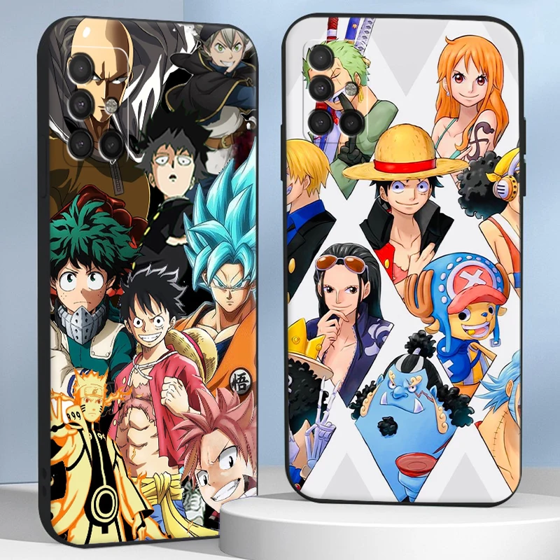 

One Piece Anime Phone Cases For Samsung S8 Plus S9 Plus S10 S10E S10 Lite Luxury Ultra ShockProof Funda Unisex Original Shell