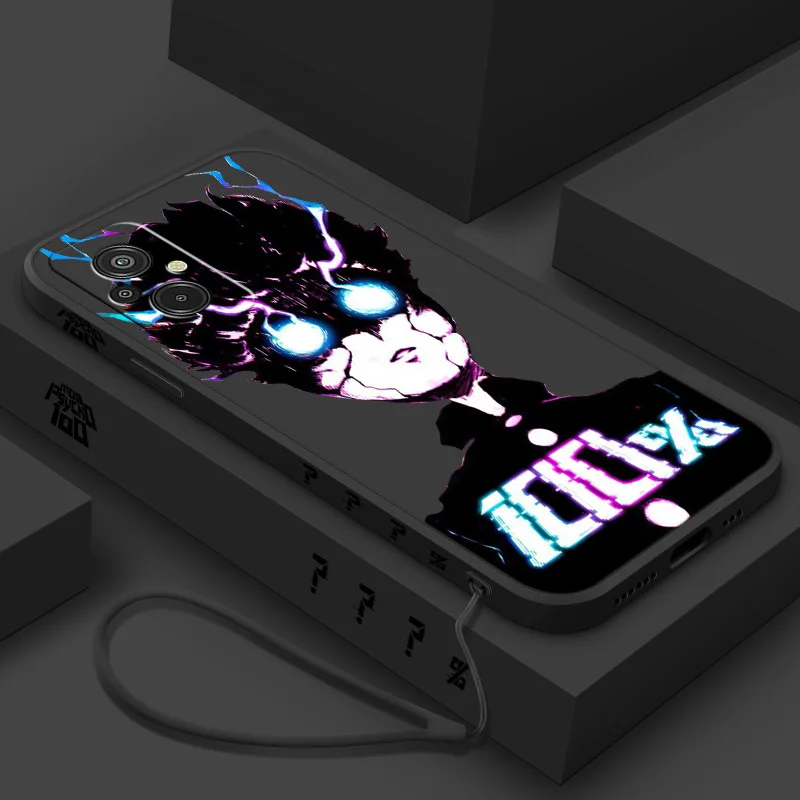 Mob Psycho 100 Anime For Xiaomi Redmi 13 12 11A 10C 10X 9T 9C 9A 8A 7A A3 A2 A1 S2 Liquid Left Rope Soft Phone Case