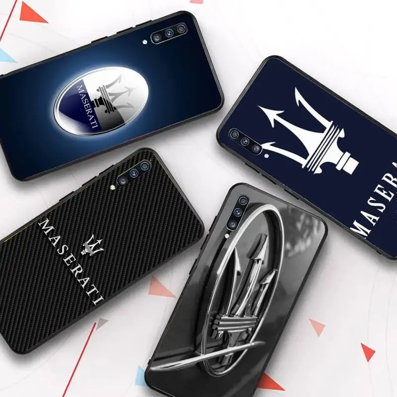 

M-Maserati logo Phone Case for Samsung Galaxy A 51 30s a71 Soft Silicone Cover for A21s A70 10 A30