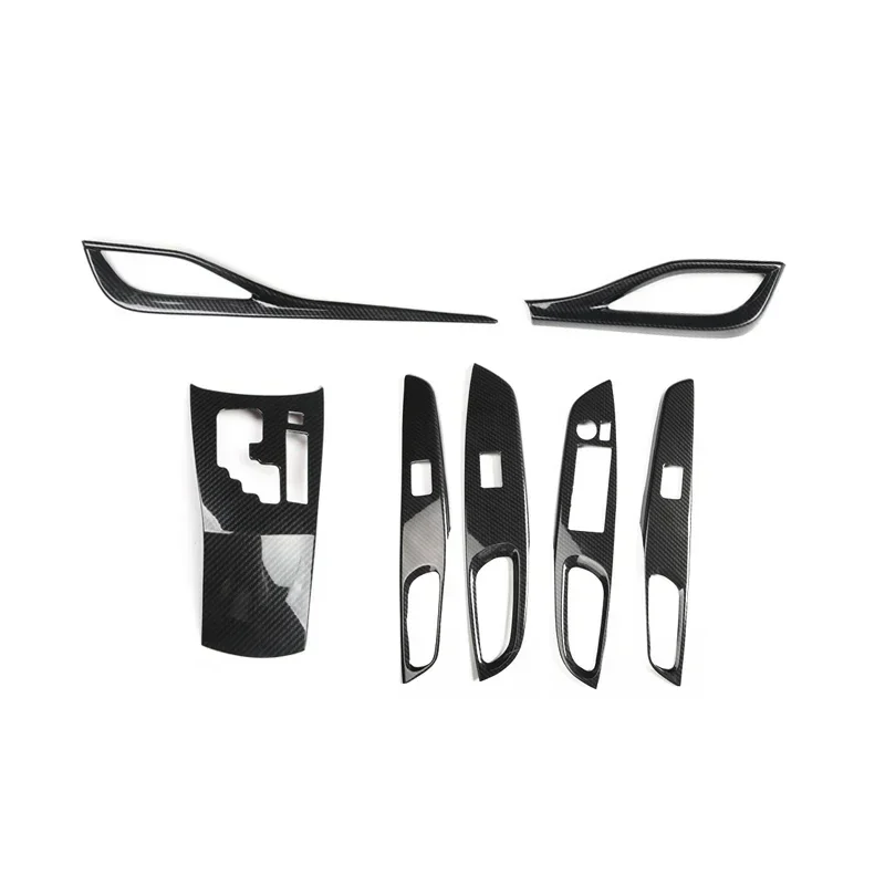 Для Toyota Yaris Vios XP150 2019-2023 правый руль пластиковые украшения в стиле углеродного