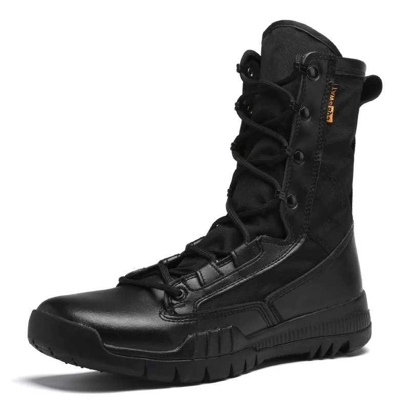 New Tactical Military Boots Men Outdoor Sports High Ankle Shoes Desert Wear-resistant Combat Hunting Boots Army Tactical Boots