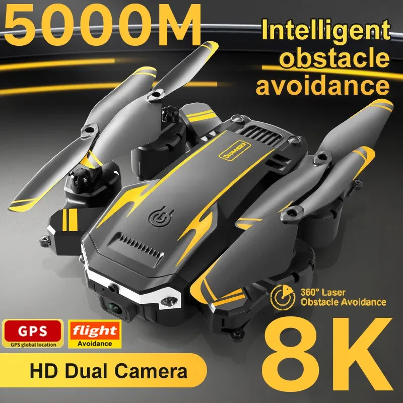 

New G6Pro Drone Professional HD Aerial Photography Dual-Camera 8K 5G GPS Omnidirectional Obstacle Avoidance Quadrotor 8000M