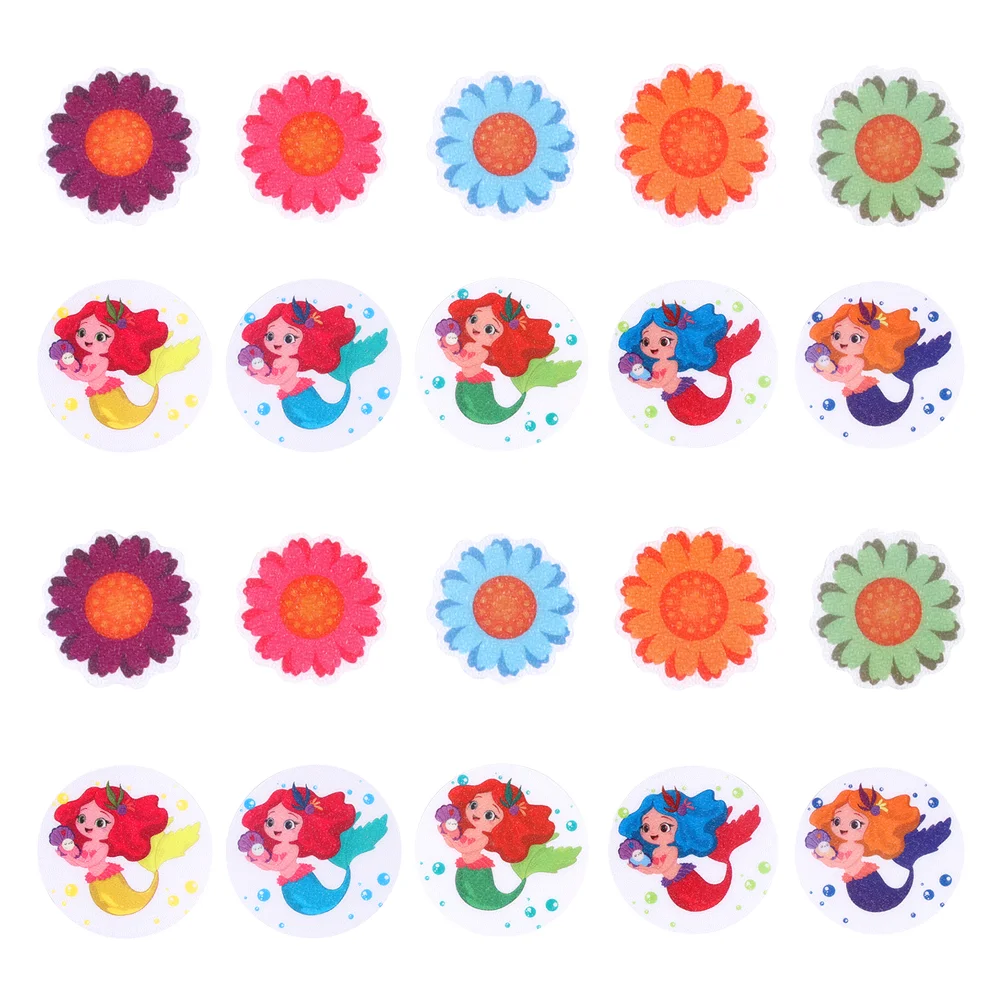 

20Pcs Wear-resistant Bathtub Stickers Household Anti-skid Floor Stickers Bathtub Bottom Stickers