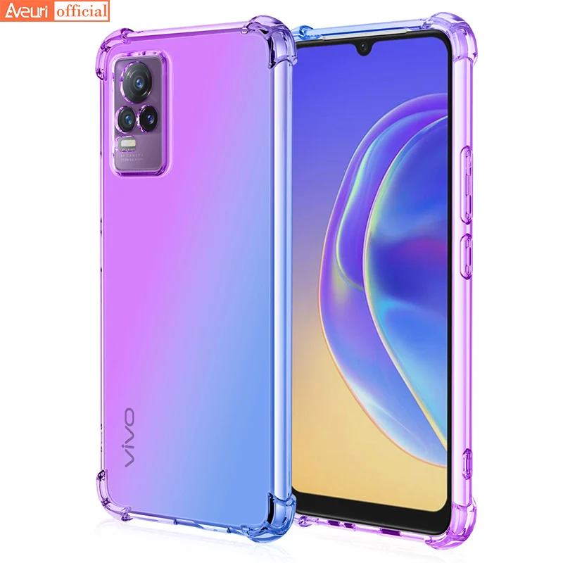 Противоударный силиконовый чехол из ТПУ для Vivo Y11 Y12 Y17 Y19 V20 SE V21 V21E V23E V19 V17 Neo V15 S1 Pro