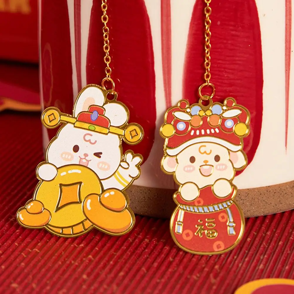 

Cute New Year Book Marker Animal Chain Book Marker Exquisite Chinese Style