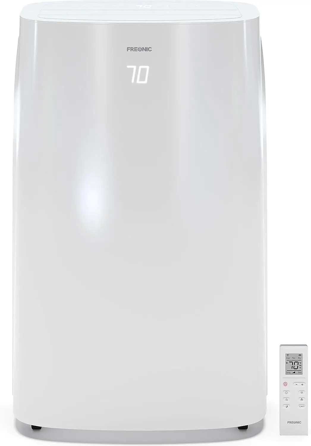 

BTU Portable Air Conditioner | LED Display | 24H Timer | Auto-Restart | Sleep Mode | Dehumidifier | AC for Rooms up to 450 Sq. F