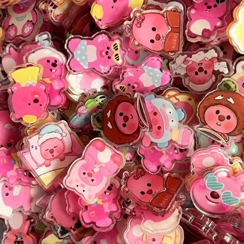 50-100 шт. 2 см Sanrio Hello Kitty Kuromi Stitch рубиновый акриловый кулон Melody DIY аксессуар брелок PP