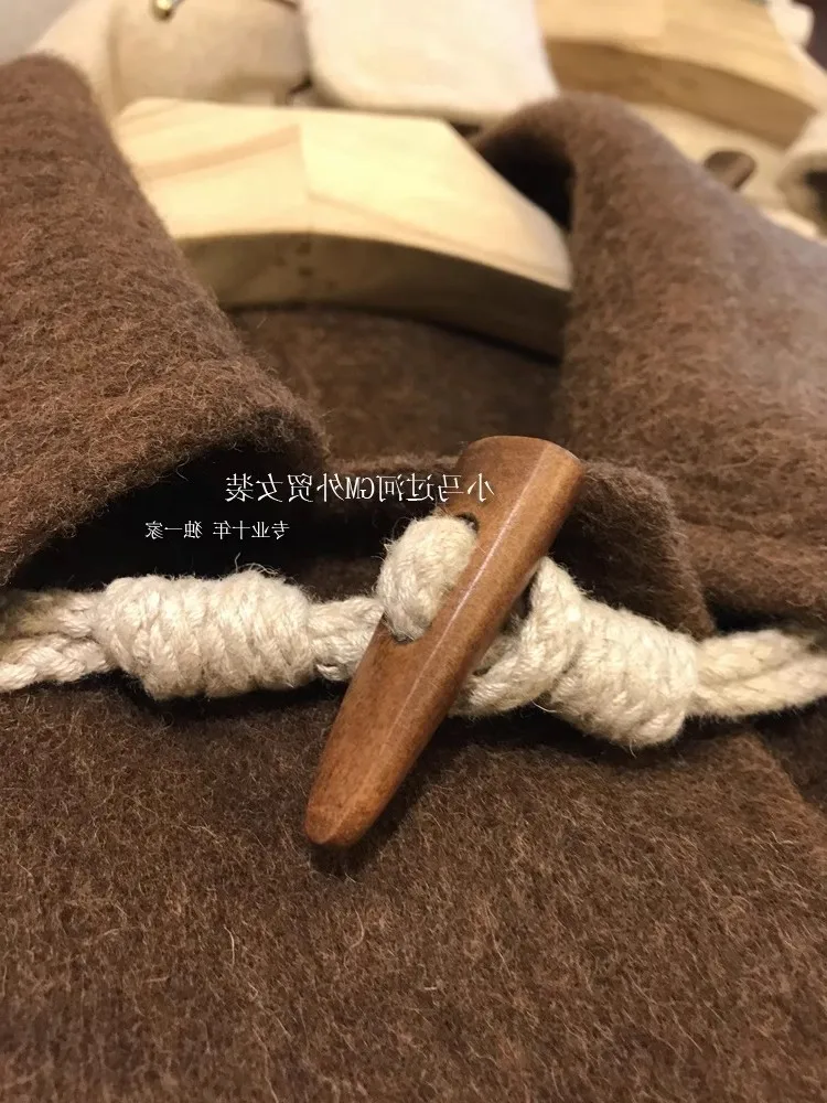 Художественное шерстяное пальто в стиле ретро для женщин осенне-зимний новый