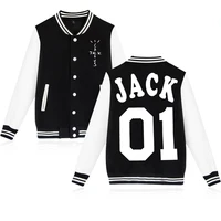 cactus jack zero one unisex fashion streetwear mens harajuku coat baseball uniform travis scott oversized hip hop style jacket