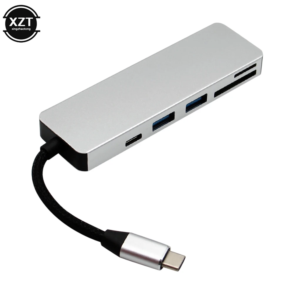 Универсальный многофункциональный конвертер с интерфейсом Type-c и кардридером