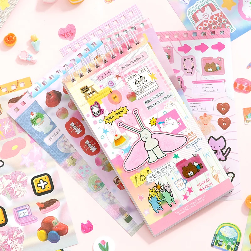 

Набор наклеек с мультяшными персонажами