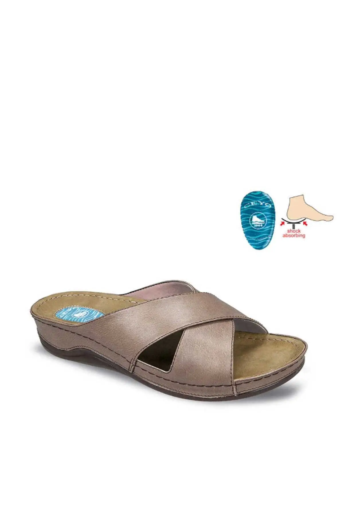 

Women Sandals Brown female -- MINK-K Summer Indoor Outdoor Flip Flops Beach Shoe Female Slippers Platform Casual