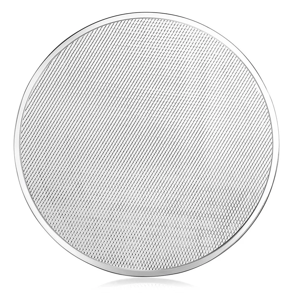 

Pizza Baking Screen Round Shaped Pastry DIY Bake Tray Fine Mesh Heat Resistant Pie Net Non-stick Tool Bakery 7 Inch