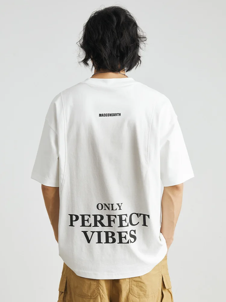 Yizhi Мужская футболка с короткими рукавами и принтом американских карманов