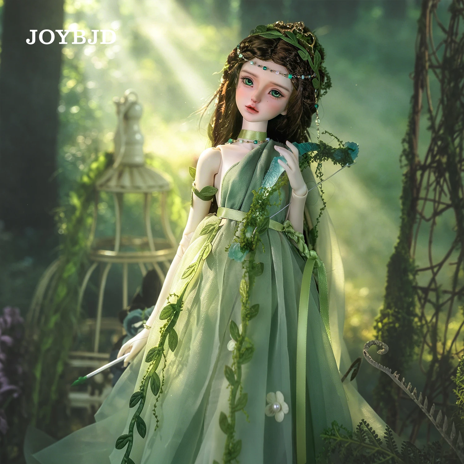 Фото Кукла BJD Fantasy Angel 1/4 Cali Full Set E в стиле лесного эльфа с телом Muxi, шарнирная кукла из полимерной смолы №3