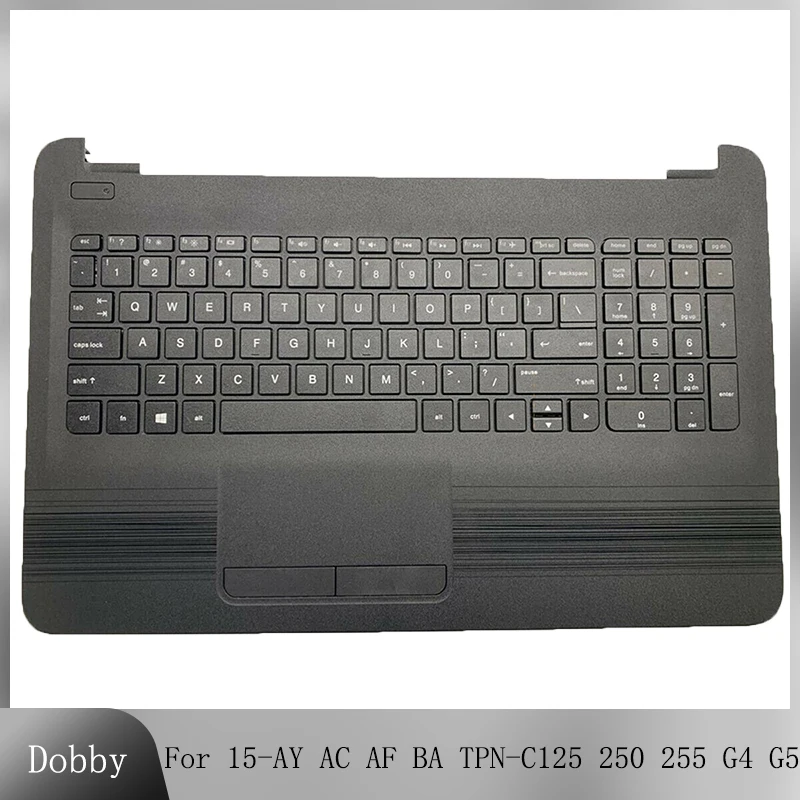 

Original Laptop Top Case RU/US/JP Keyboard For HP 15-AY AC AF BA TPN-C125 250 255 G4 G5 Palmrest Upper Cover Black 855027-001