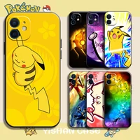 cartoon pokemon cute case for iphone 12 13 pro max mini 11 pro max x xr xs max se2020 8 7 6 6s plus hot new silicone phone cover