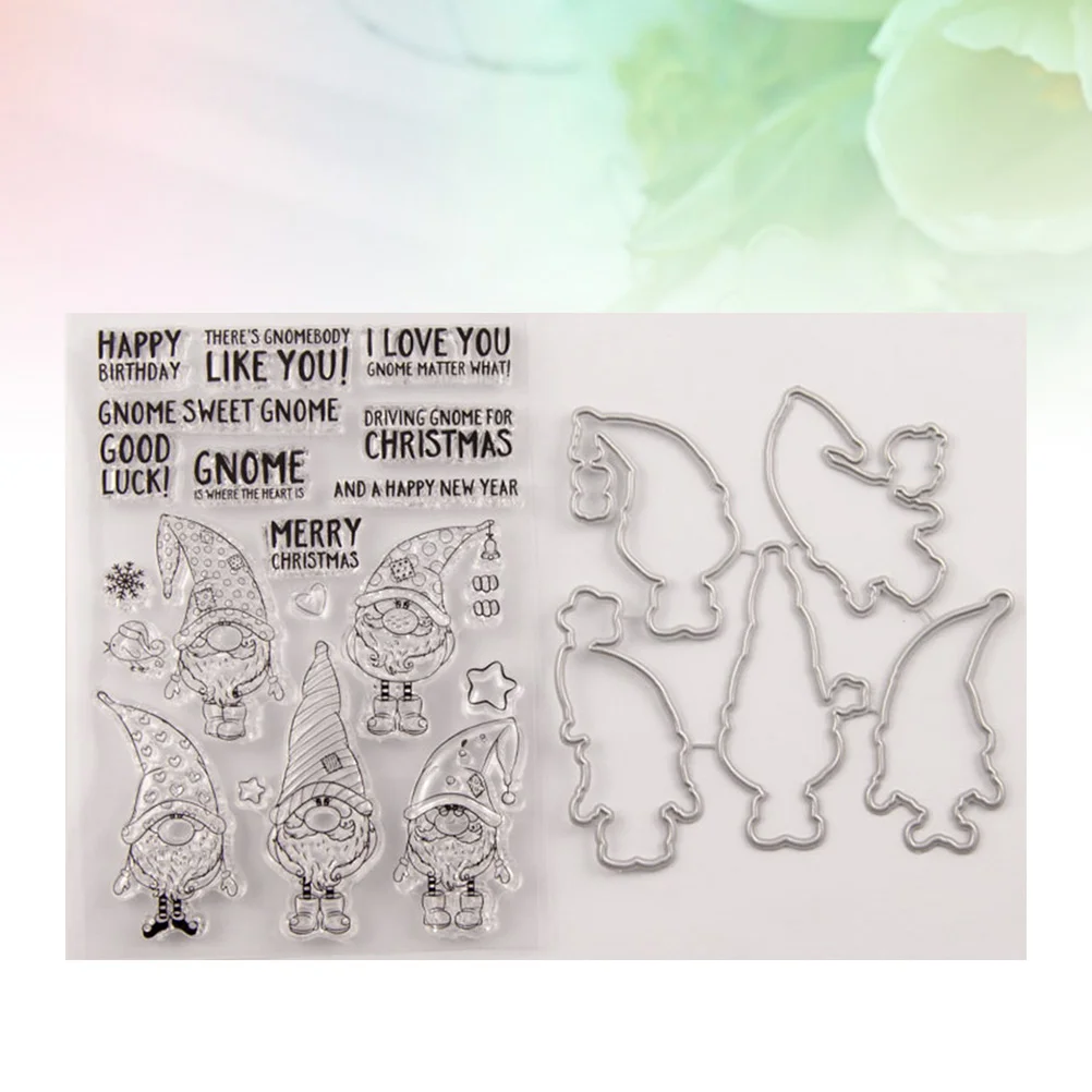 

Silicone Stamp Cutting Clear Dies Die Metal Set Transparent Cut Valentines Pressure Tool Seal Habit Journaling Mini Stencils