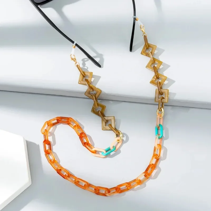 Лидер продаж разноцветная акриловая веревка на шею цепочка для солнцезащитных