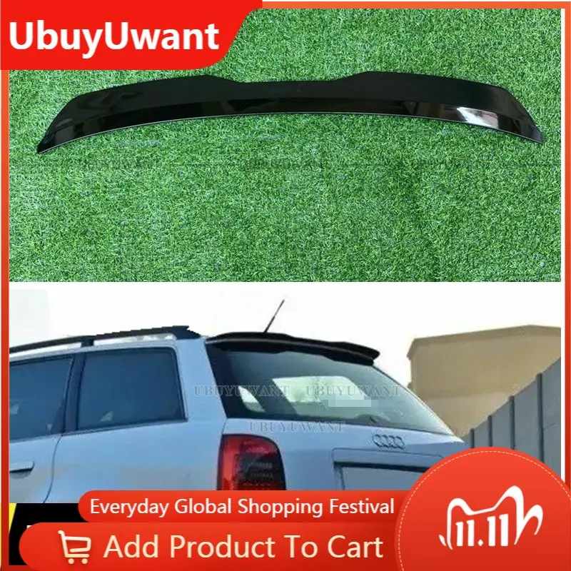 

Rear Spoiler Wing For Audi S4 B5 1999-2001 High Quality ABS Plastic Glossy Black Car Accessories S4 B5 Car Wing Lip Spoilers