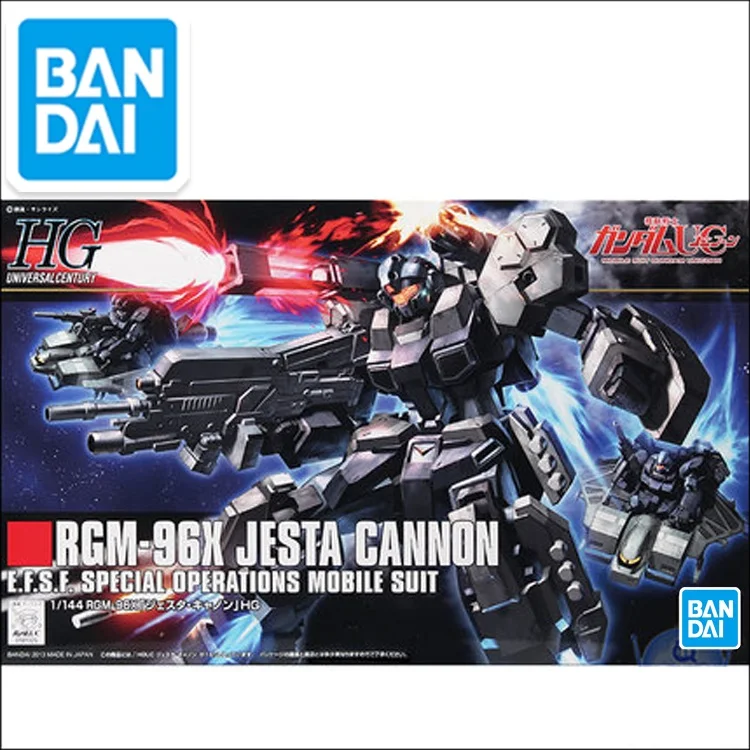 

BANDAI HG 1/144 Gundam Model RGM-96X JESTA CANNON GUNDAM Japanese Model Robot Mobile Suit Kids Toys