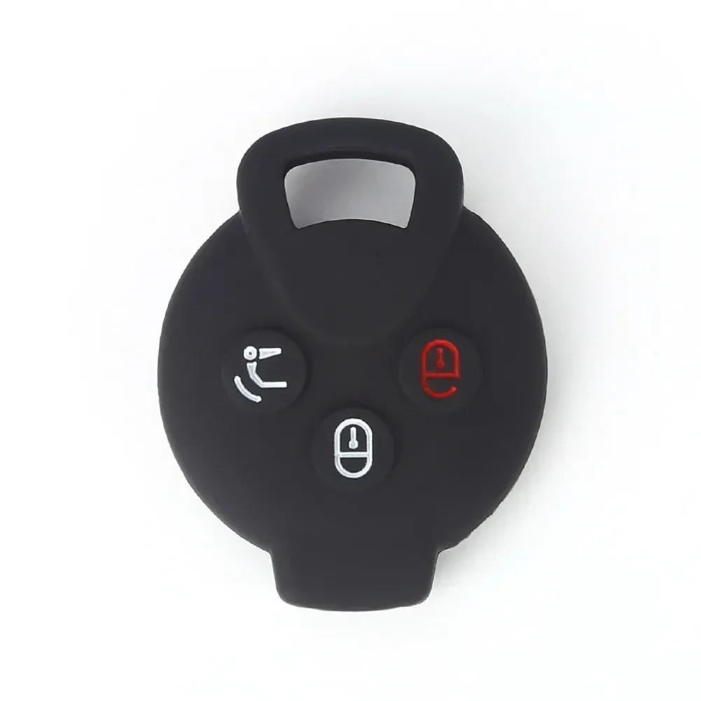 

Силиконовый чехол для автомобильного ключа с дистанционным управлением для Mercedes Benz Smart 451 Chiave Roadster Crossblade Fortwo Roadster K Forfour, аксессуары