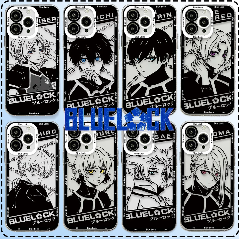 Фото Крутой чехол для телефона B-Blue Locks для Xiaomi Redmi Note 15 15C 14 13 12 12S 12C 11 10 10C 13C 10s A1 A2 A3 Pro Plus 4G 5G, мягкий ТПУ №1