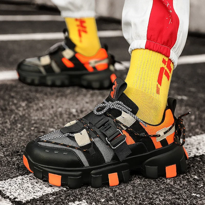 Мужские кроссовки в уличном стиле трендовая повседневная обувь для мужчин