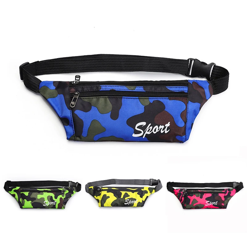 

Mobile Phone Waist Bag Outdoor Fashion Running Leisure Sports Waist Bag Straddle Sports Bag Lattice Fitness Cycling Backpack