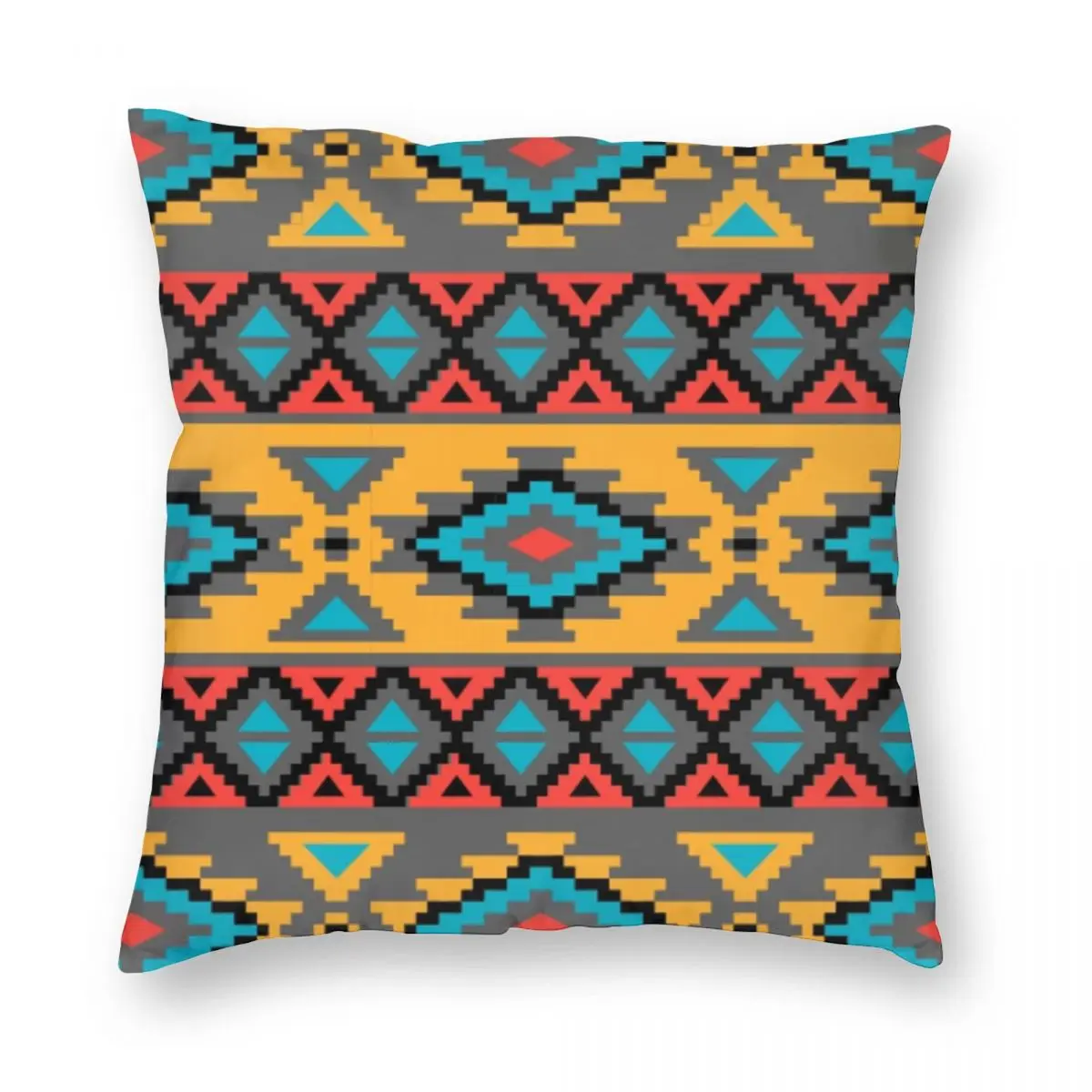 Чехол для подушки с узором в виде ацтексов полиэстер лен бархат креативная