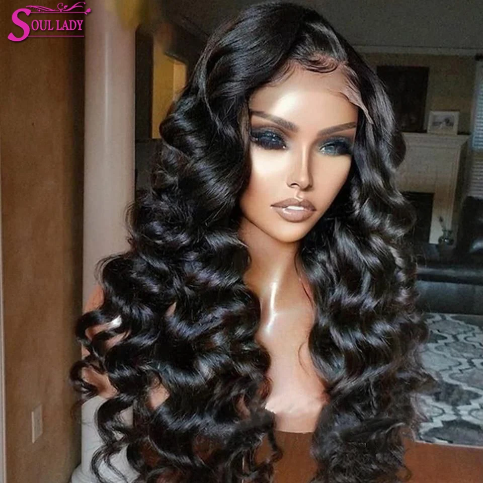 5x5 Lace Closure Loose Wave Lace Front Wig 13x4 HD Lace Frontal Human Hair Wigs For Women Pre Plucked 4x4 Closure Loose Wave Wig